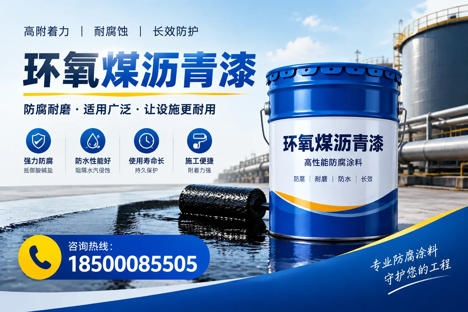 环氧煤沥青漆与其他涂料的对比分析，助力钦州企业决策